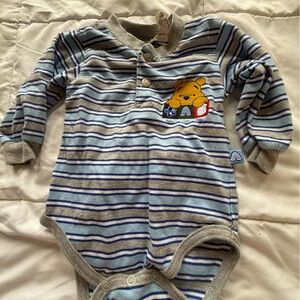Disney Winnie the Pooh Cotton Long Sleeve Onesie